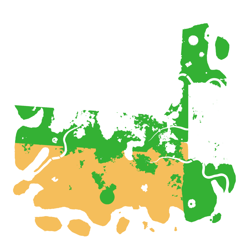 Biome Rust Map: Procedural Map, Size: 4500, Seed: 607202213