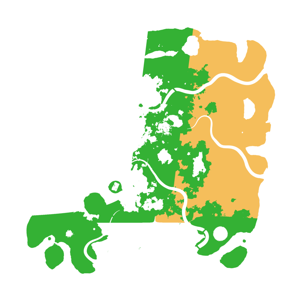 Biome Rust Map: Procedural Map, Size: 3800, Seed: 239378809