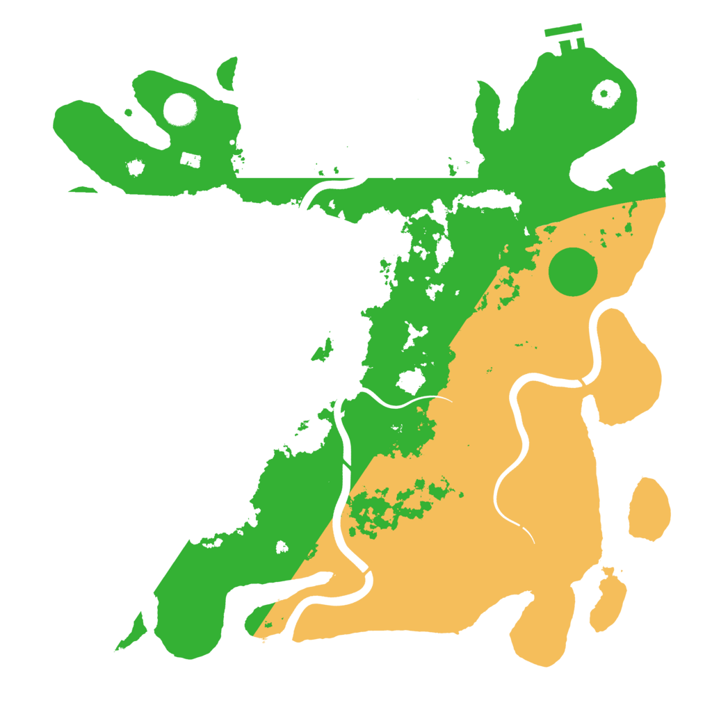 Biome Rust Map: Procedural Map, Size: 3850, Seed: 299857289