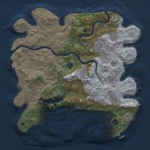 Thumbnail Rust Map: Procedural Map, Size: 3850, Seed: 450429614, 16 Monuments