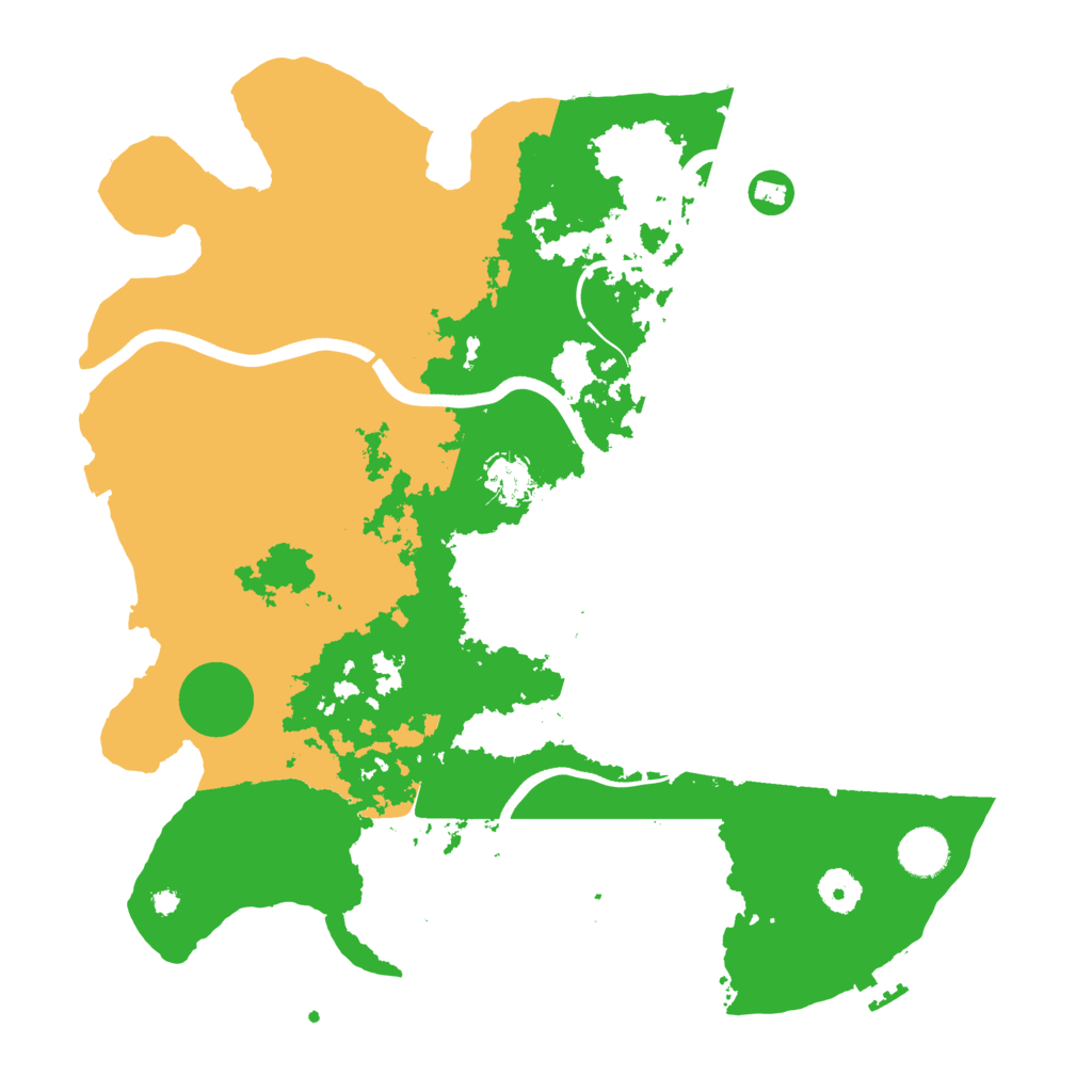 Biome Rust Map: Procedural Map, Size: 3850, Seed: 450429614