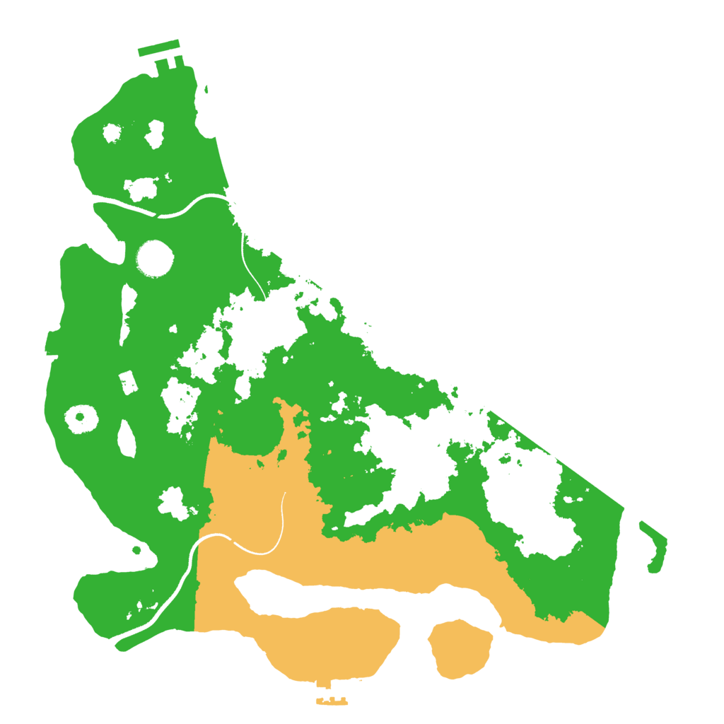 Biome Rust Map: Procedural Map, Size: 3500, Seed: 1320693430
