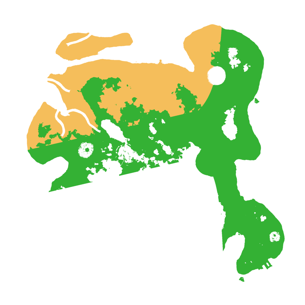 Biome Rust Map: Procedural Map, Size: 3000, Seed: 17633