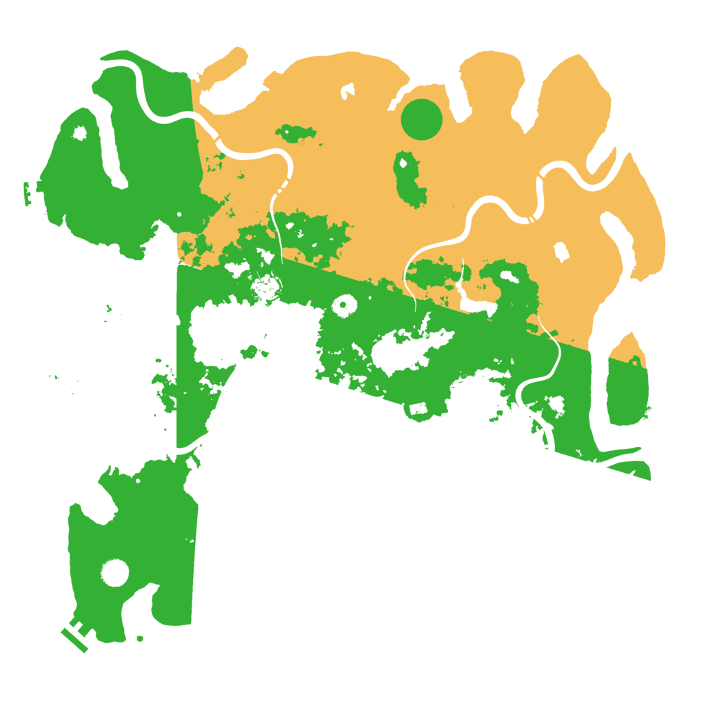 Biome Rust Map: Procedural Map, Size: 4500, Seed: 28426987