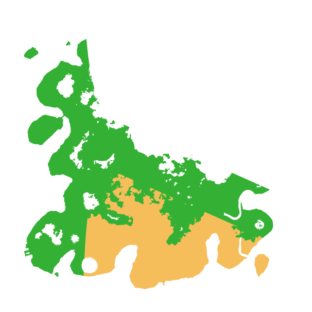 Biome Rust Map: Procedural Map, Size: 3500, Seed: 804128343
