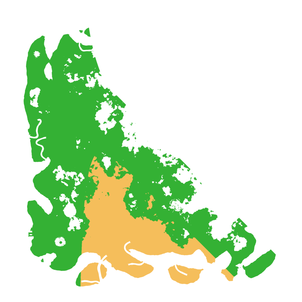 Biome Rust Map: Procedural Map, Size: 4500, Seed: 207432737