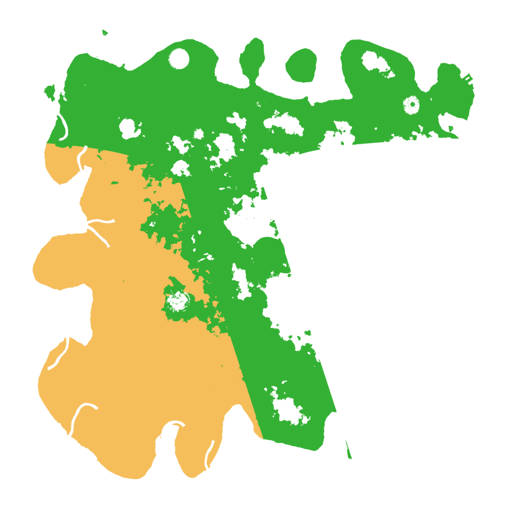 Biome Rust Map: Procedural Map, Size: 4500, Seed: 68390083