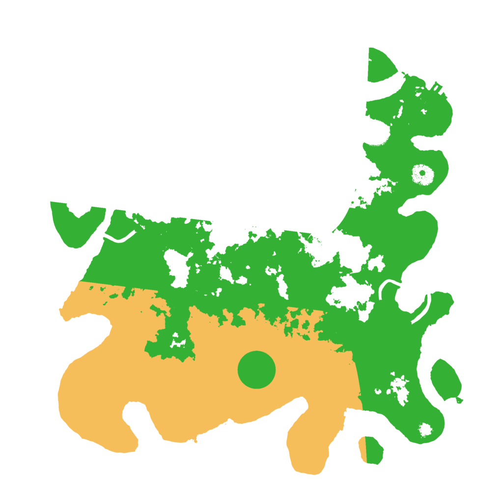 Biome Rust Map: Procedural Map, Size: 3500, Seed: 197336808