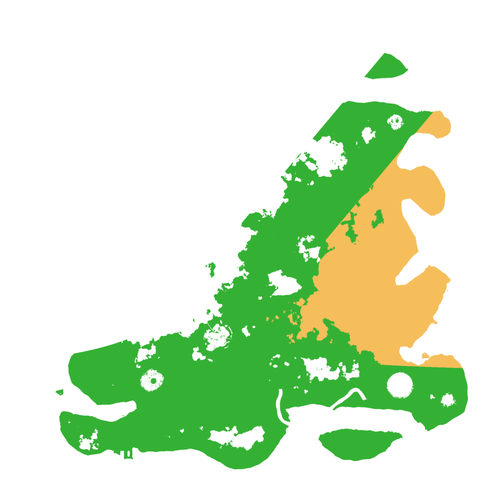 Biome Rust Map: Procedural Map, Size: 3500, Seed: 1160673618