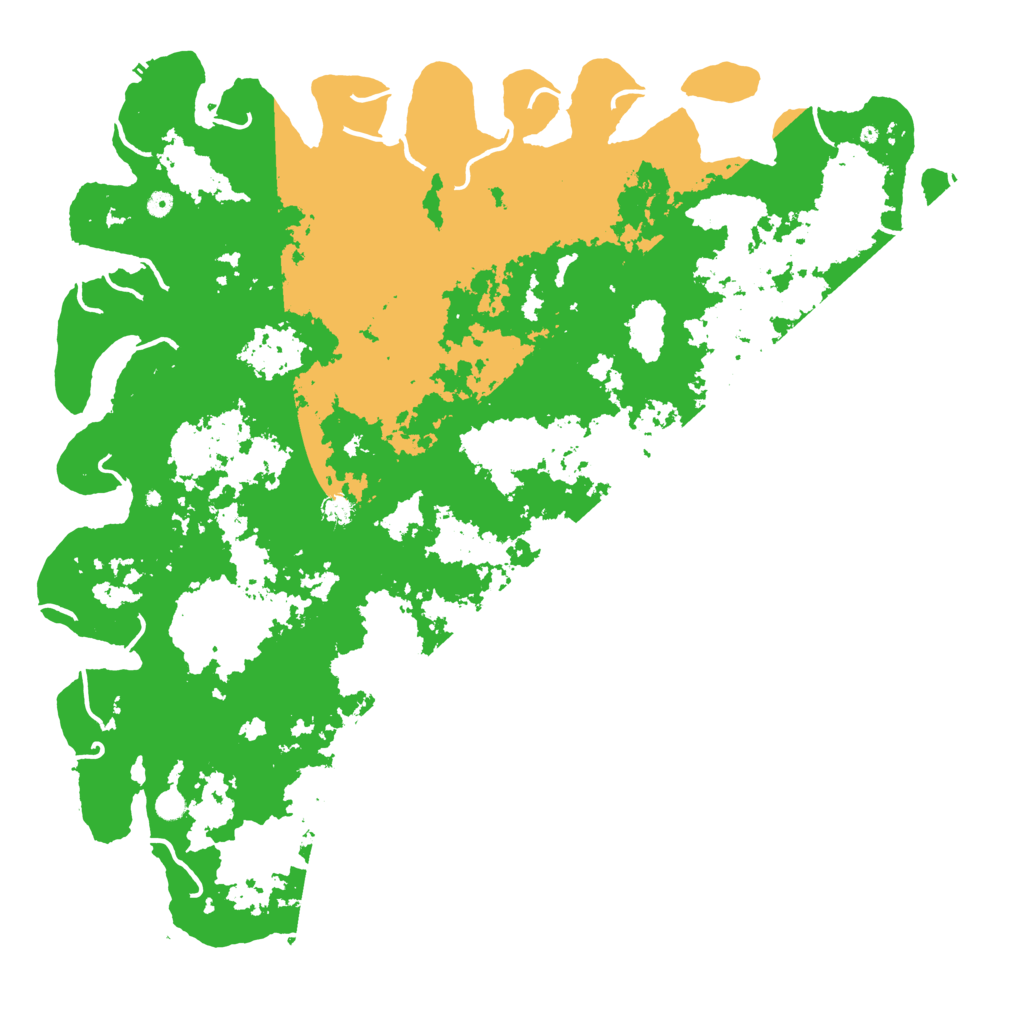 Biome Rust Map: Procedural Map, Size: 6000, Seed: 115258566