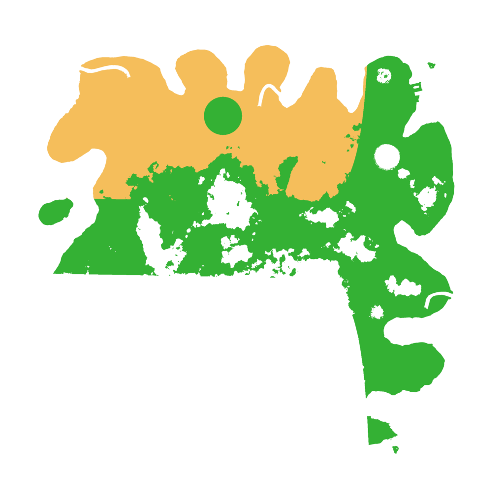 Biome Rust Map: Procedural Map, Size: 3500, Seed: 438317274