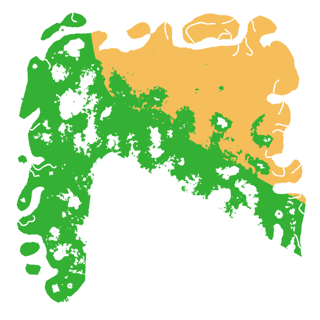 Biome Rust Map: Procedural Map, Size: 6000, Seed: 40181289