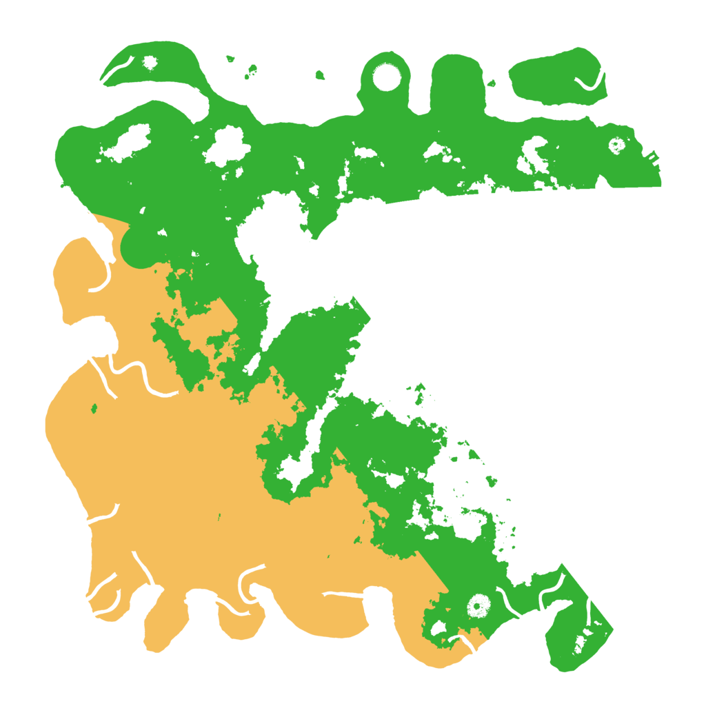 Biome Rust Map: Procedural Map, Size: 4500, Seed: 11160120