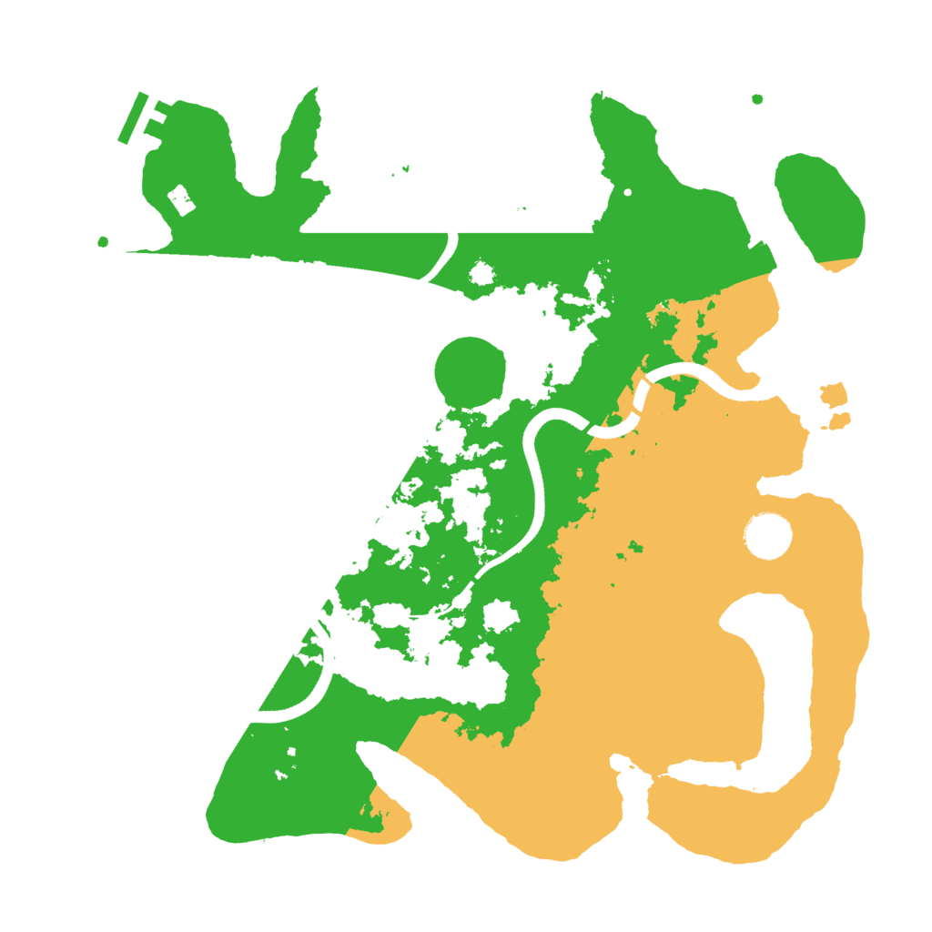 Biome Rust Map: Procedural Map, Size: 3500, Seed: 2786352