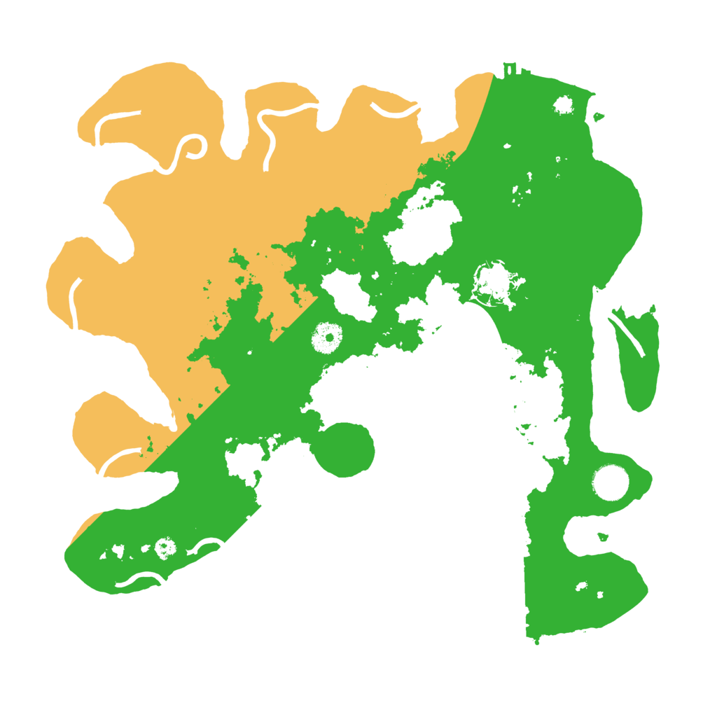 Biome Rust Map: Procedural Map, Size: 3500, Seed: 2064460135