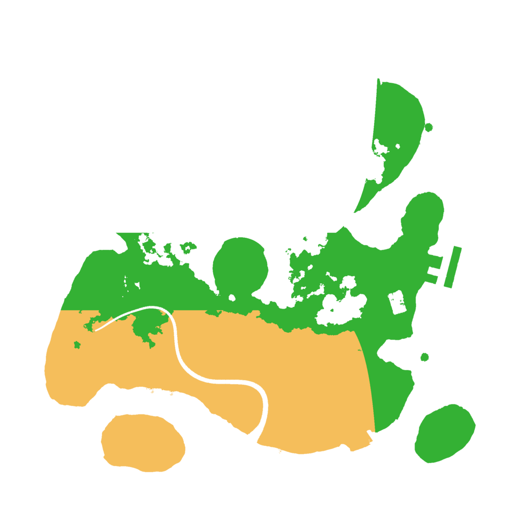 Biome Rust Map: Procedural Map, Size: 2500, Seed: 98017