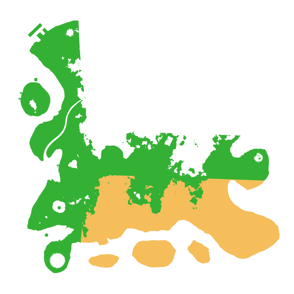 Biome Rust Map: Procedural Map, Size: 3500, Seed: 93702524
