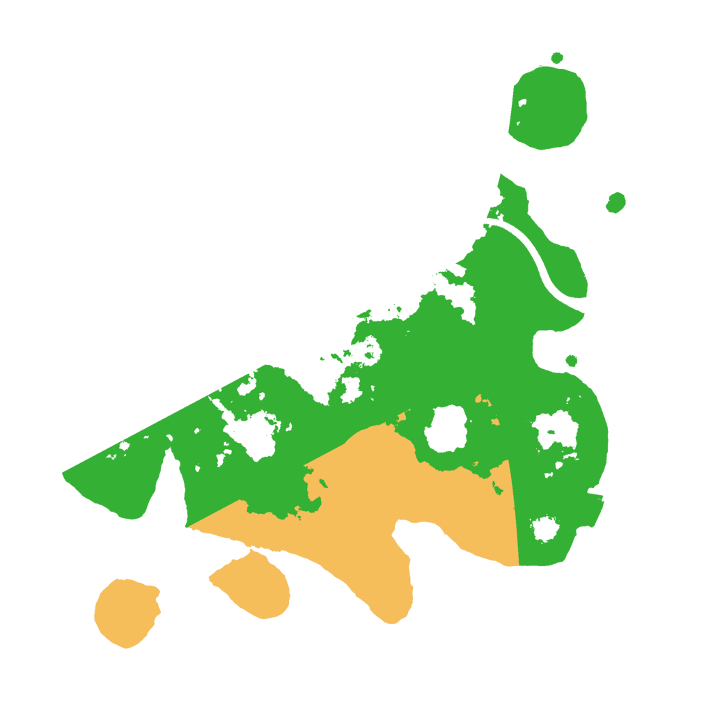 Biome Rust Map: Procedural Map, Size: 2500, Seed: 105893
