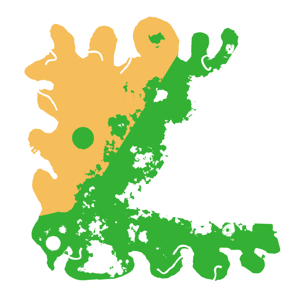 Biome Rust Map: Procedural Map, Size: 3700, Seed: 744578880