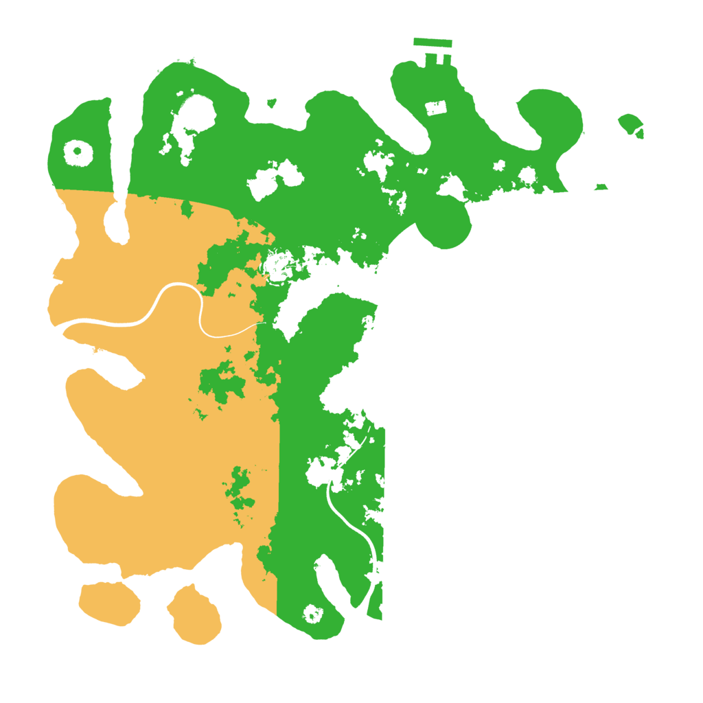 Biome Rust Map: Procedural Map, Size: 3700, Seed: 875204754