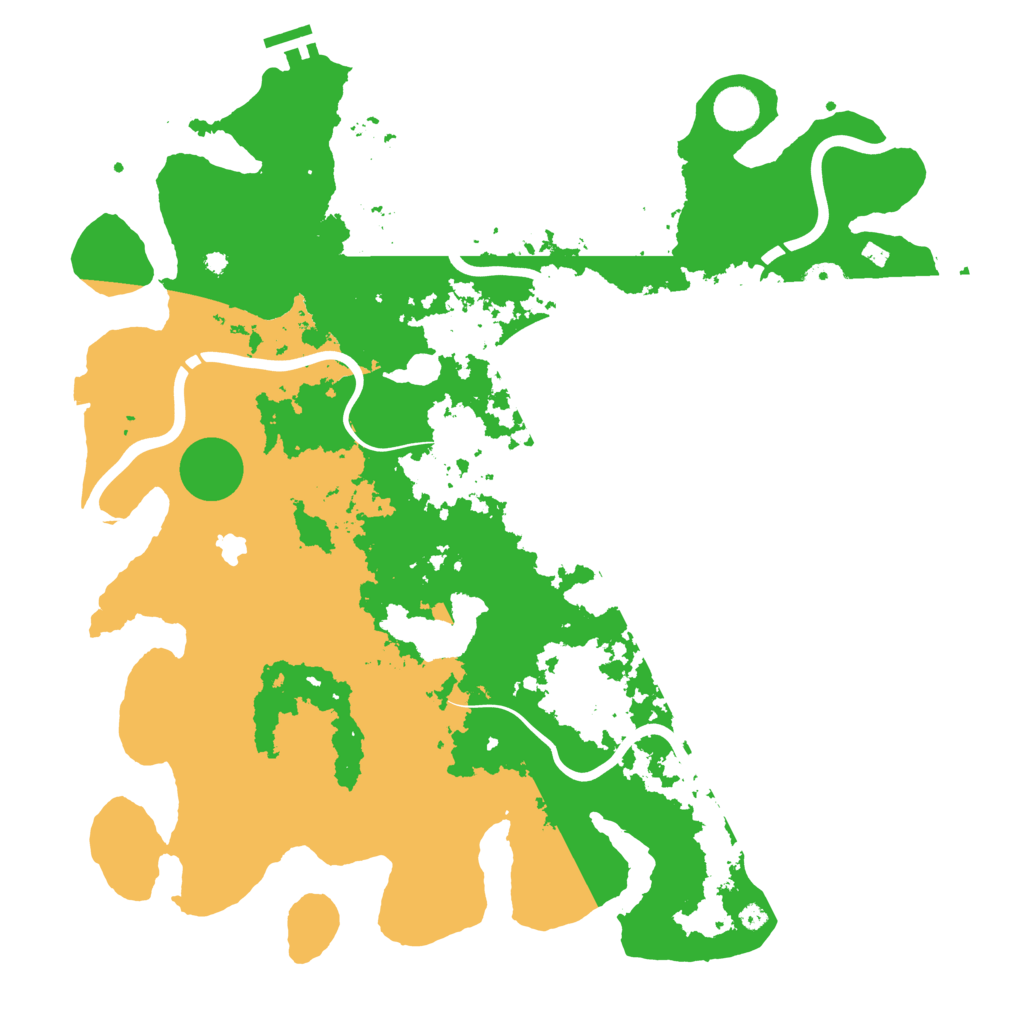 Biome Rust Map: Procedural Map, Size: 4250, Seed: 1441948171