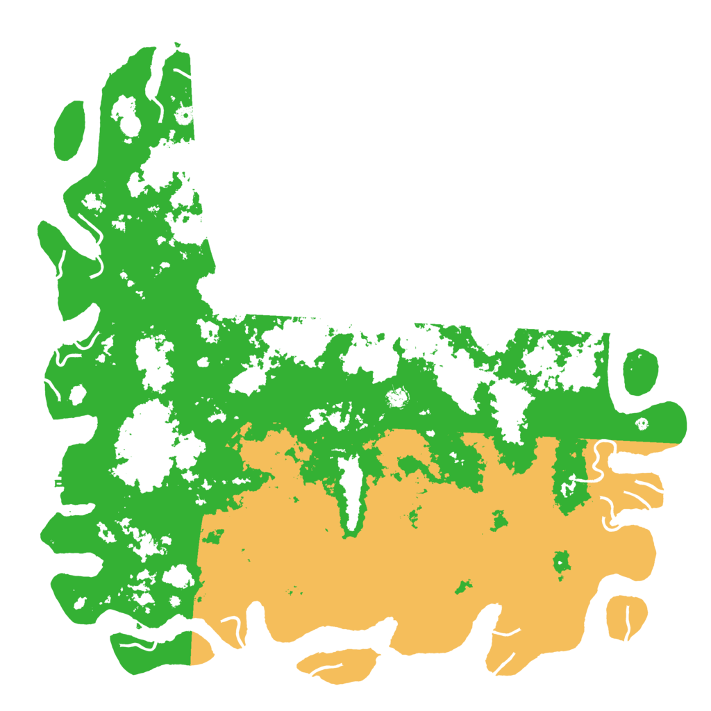Biome Rust Map: Procedural Map, Size: 6000, Seed: 105906546