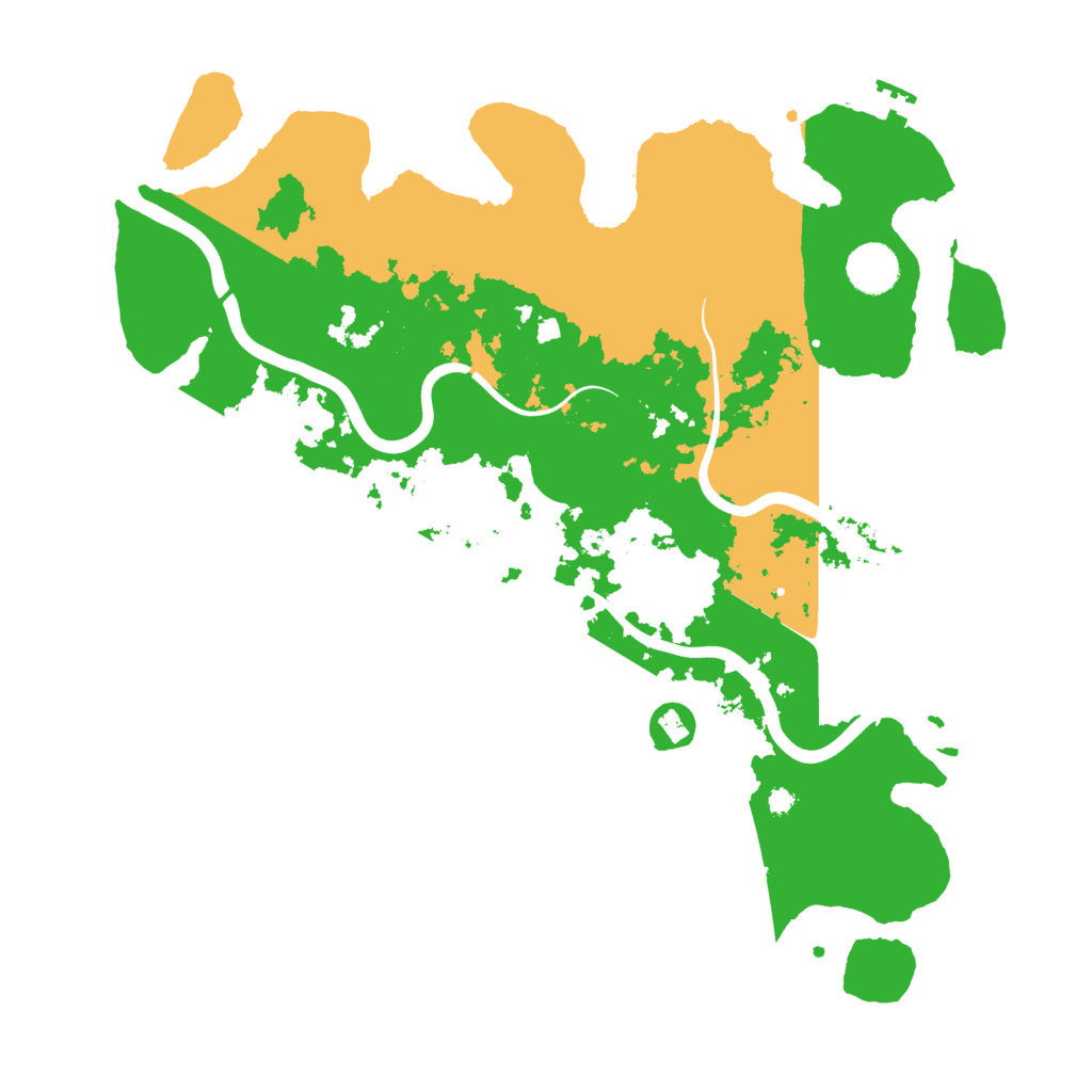 Biome Rust Map: Procedural Map, Size: 3800, Seed: 77255
