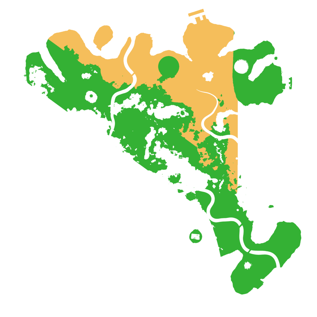 Biome Rust Map: Procedural Map, Size: 4000, Seed: 347905