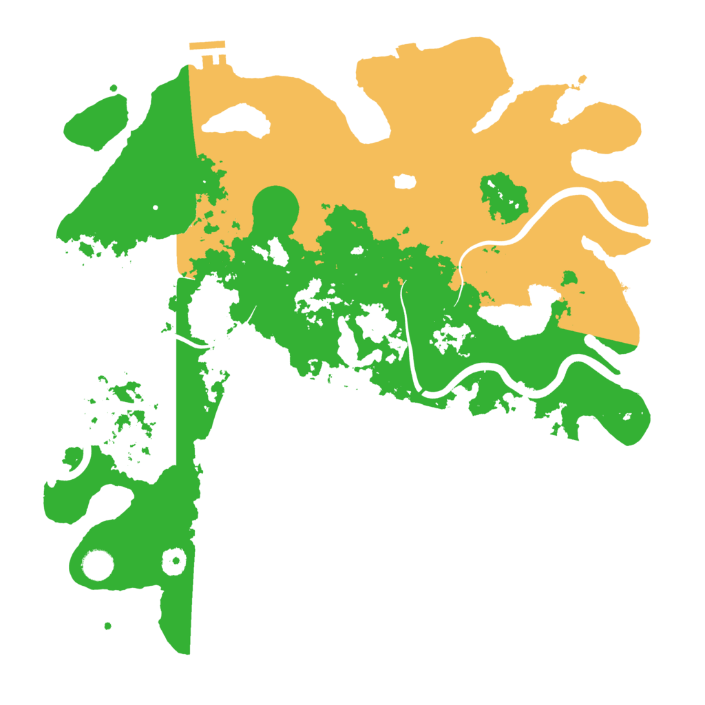 Biome Rust Map: Procedural Map, Size: 4000, Seed: 722099