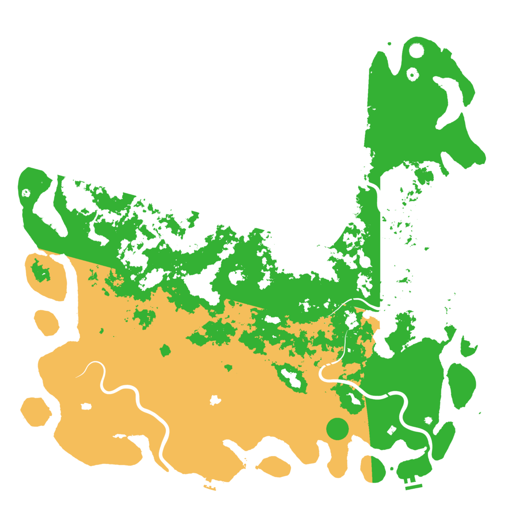 Biome Rust Map: Procedural Map, Size: 6000, Seed: 345345