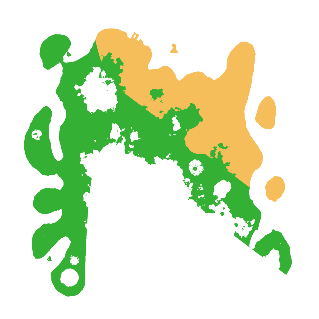Biome Rust Map: Procedural Map, Size: 3210, Seed: 8675309