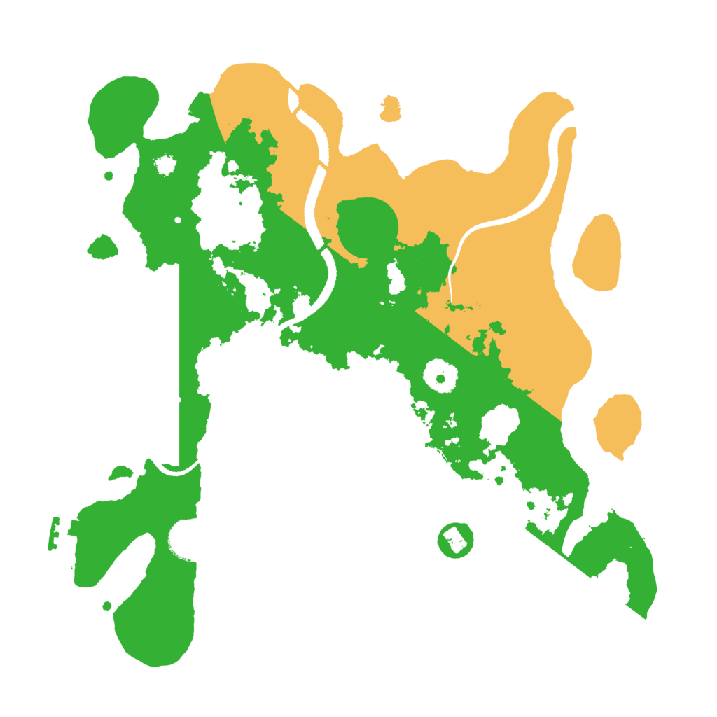 Biome Rust Map: Procedural Map, Size: 3210, Seed: 8675309