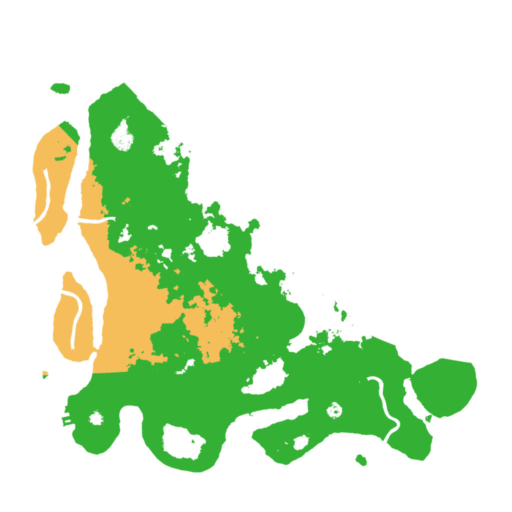 Biome Rust Map: Procedural Map, Size: 3500, Seed: 435795332