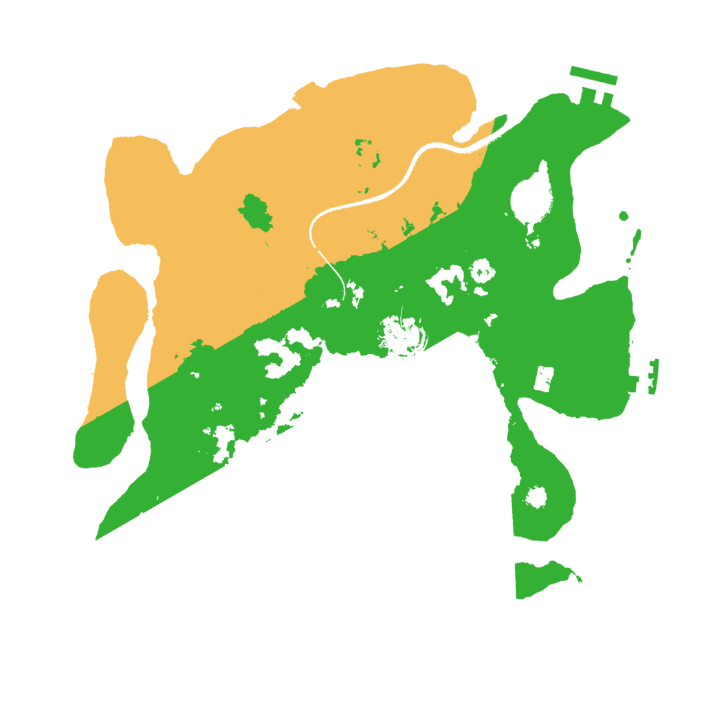 Biome Rust Map: Procedural Map, Size: 3000, Seed: 183399662