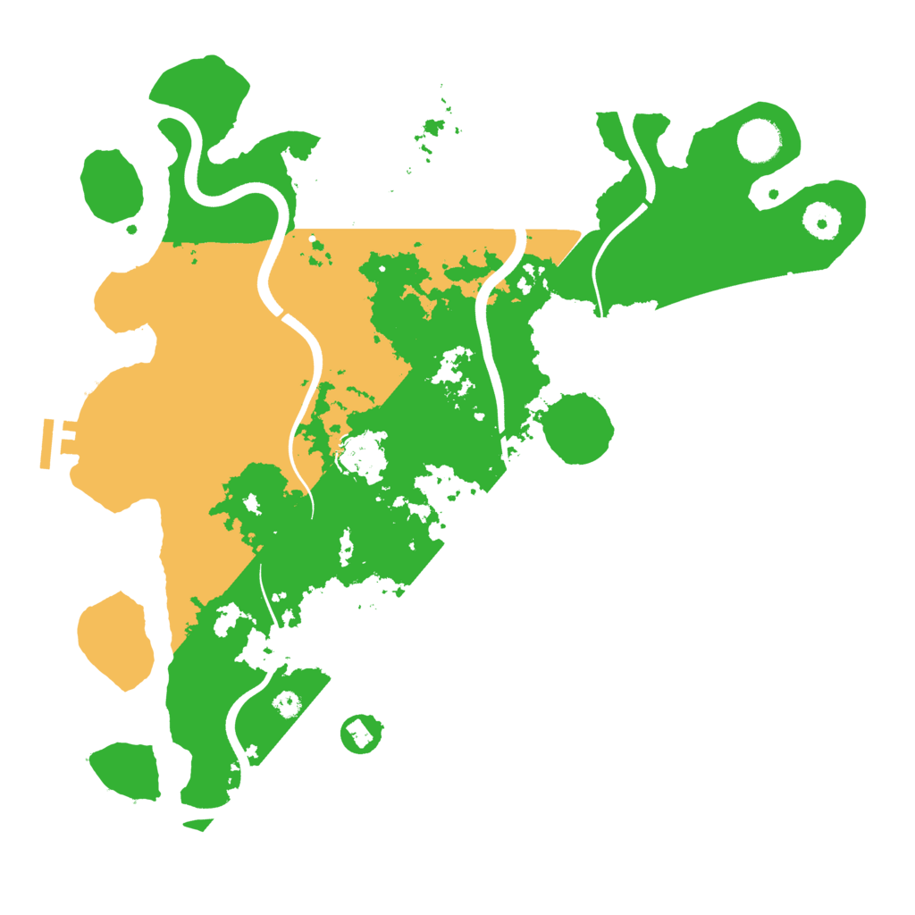 Biome Rust Map: Procedural Map, Size: 3700, Seed: 275254316