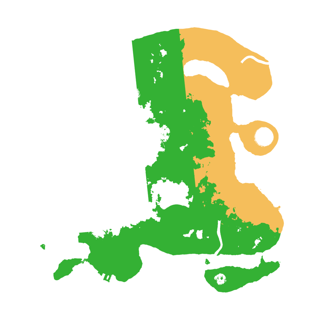 Biome Rust Map: Procedural Map, Size: 3000, Seed: 59839