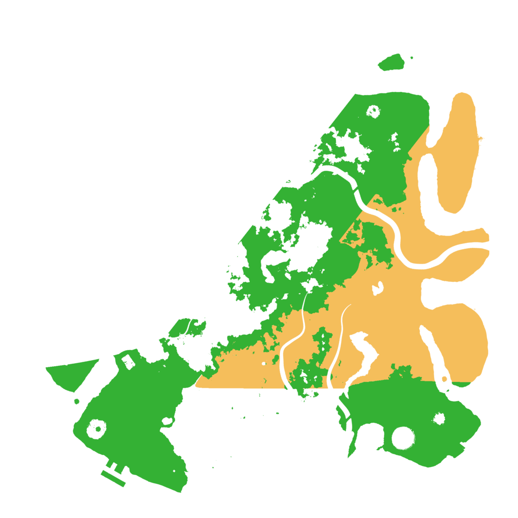 Biome Rust Map: Procedural Map, Size: 4000, Seed: 482017492