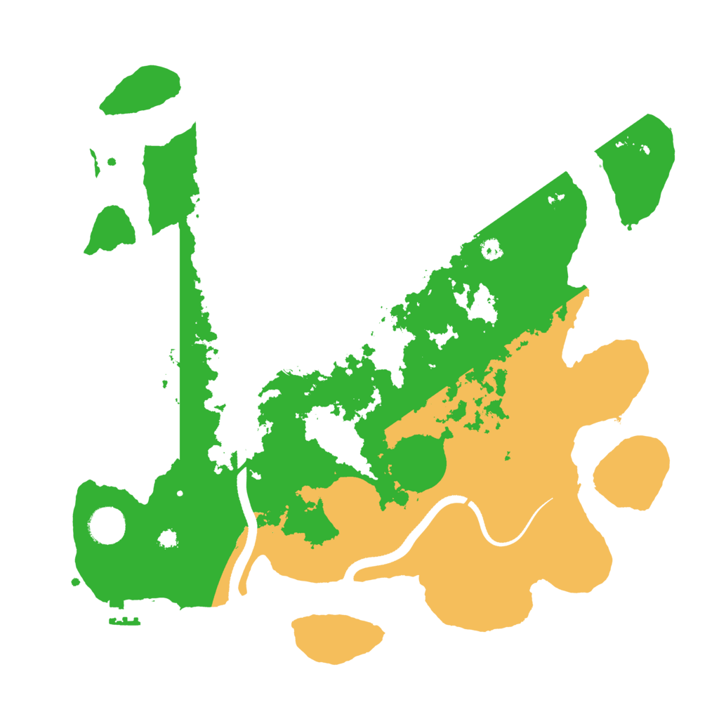 Biome Rust Map: Procedural Map, Size: 3500, Seed: 732048307