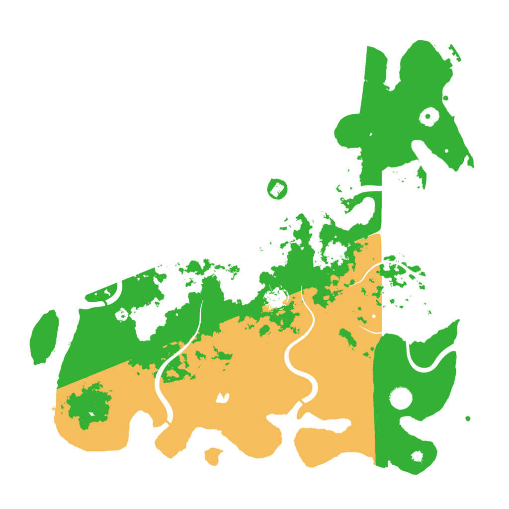 Biome Rust Map: Procedural Map, Size: 4050, Seed: 2079991362