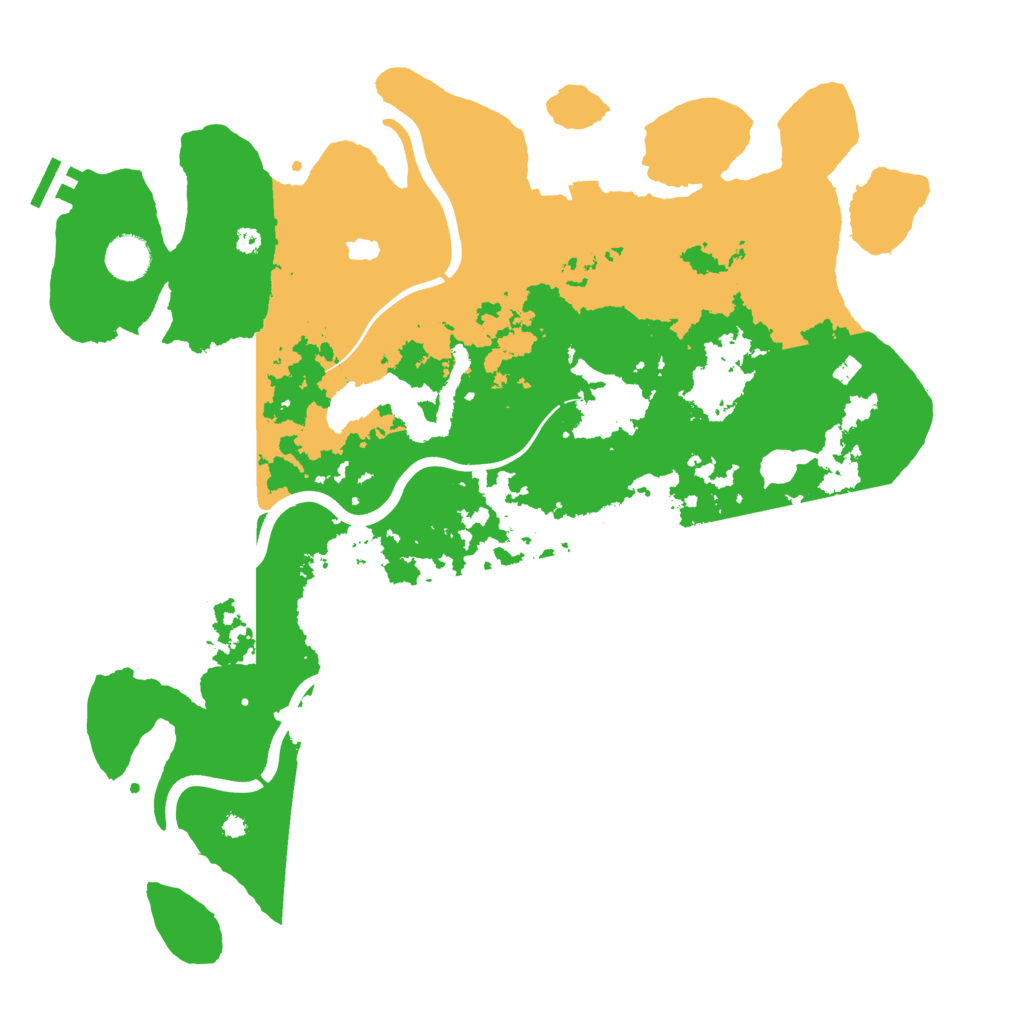 Biome Rust Map: Procedural Map, Size: 4000, Seed: 527275