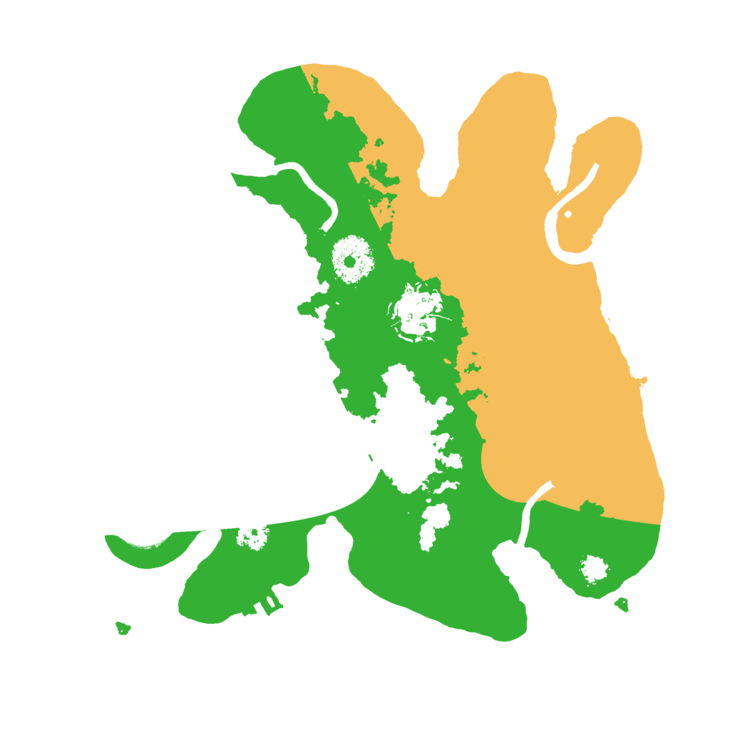 Biome Rust Map: Procedural Map, Size: 2500, Seed: 2017342885