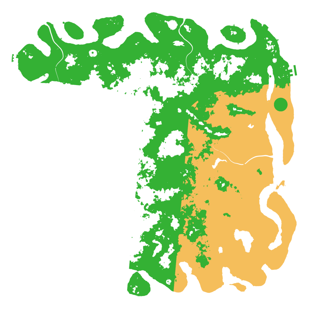 Biome Rust Map: Procedural Map, Size: 6000, Seed: 89683