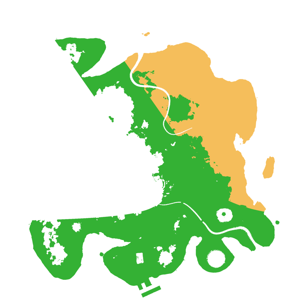 Biome Rust Map: Procedural Map, Size: 3000, Seed: 98495