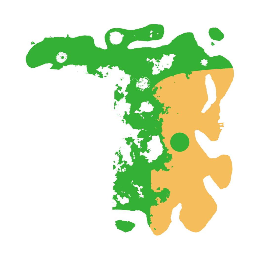 Biome Rust Map: Procedural Map, Size: 3500, Seed: 76553649