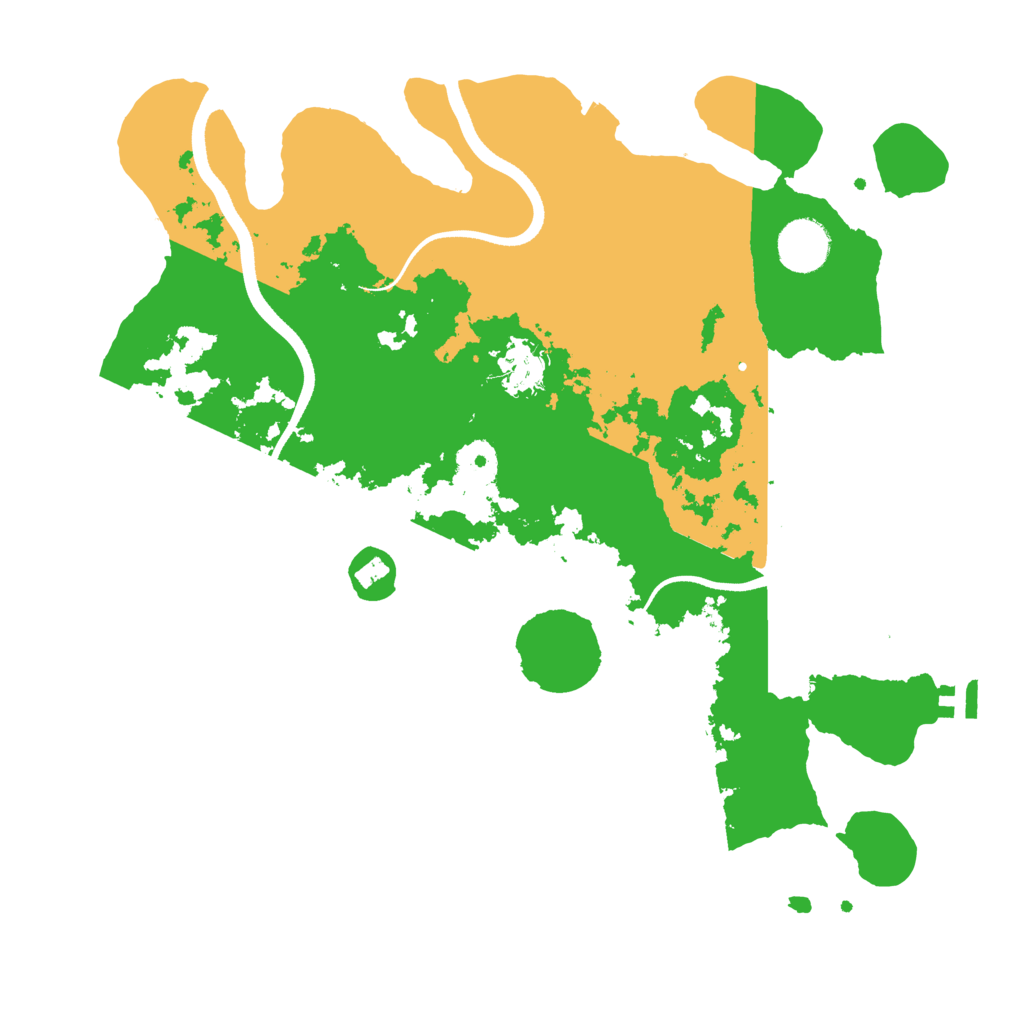 Biome Rust Map: Procedural Map, Size: 3500, Seed: 9812022