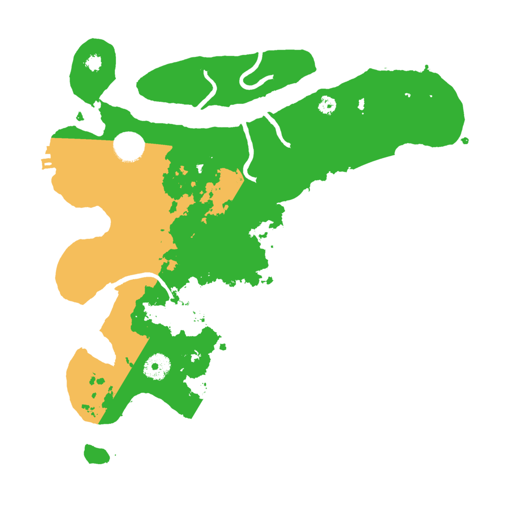 Biome Rust Map: Procedural Map, Size: 3000, Seed: 411723606