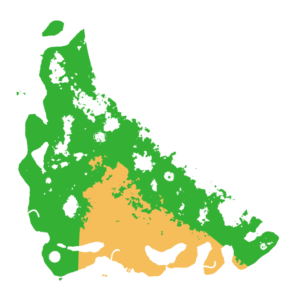 Biome Rust Map: Procedural Map, Size: 4500, Seed: 264524815