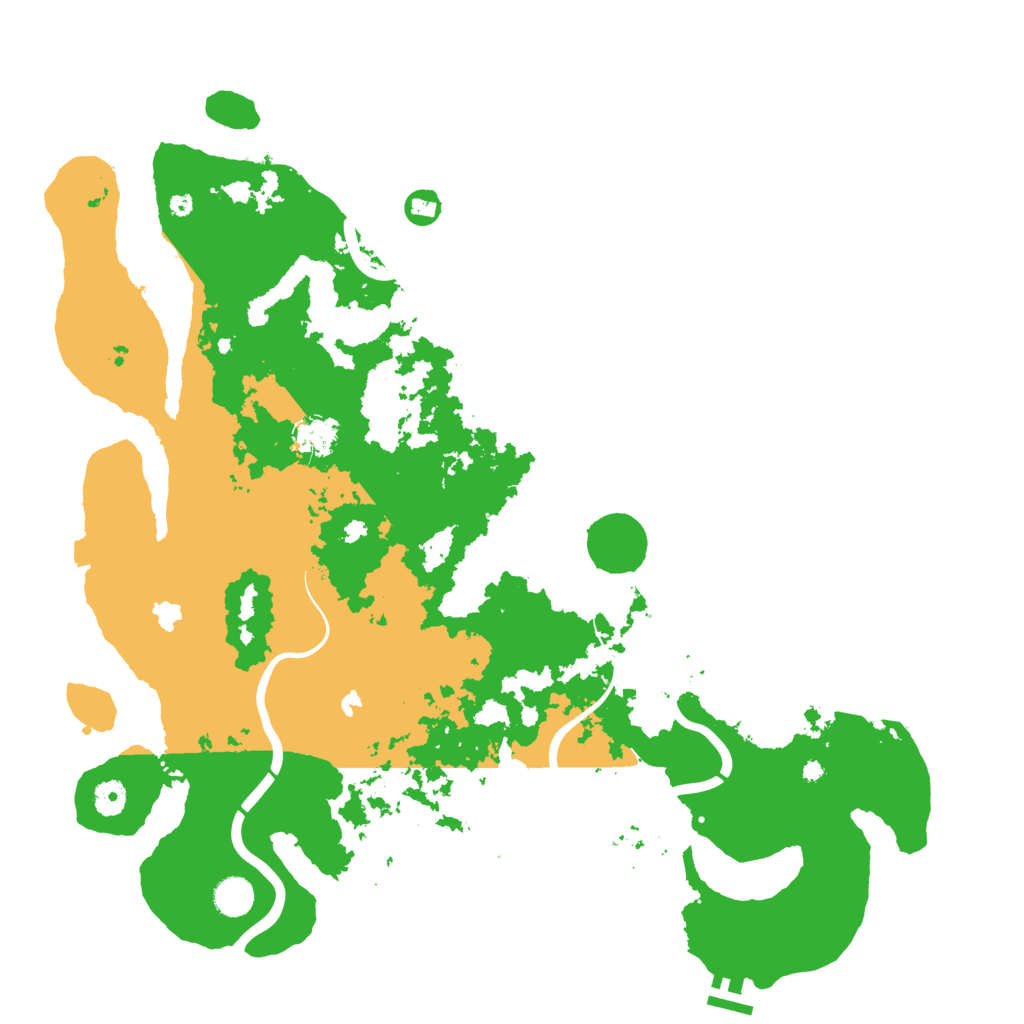 Biome Rust Map: Procedural Map, Size: 4500, Seed: 663762496