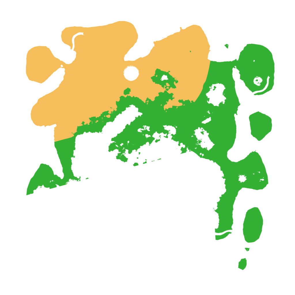 Biome Rust Map: Procedural Map, Size: 3500, Seed: 53301200