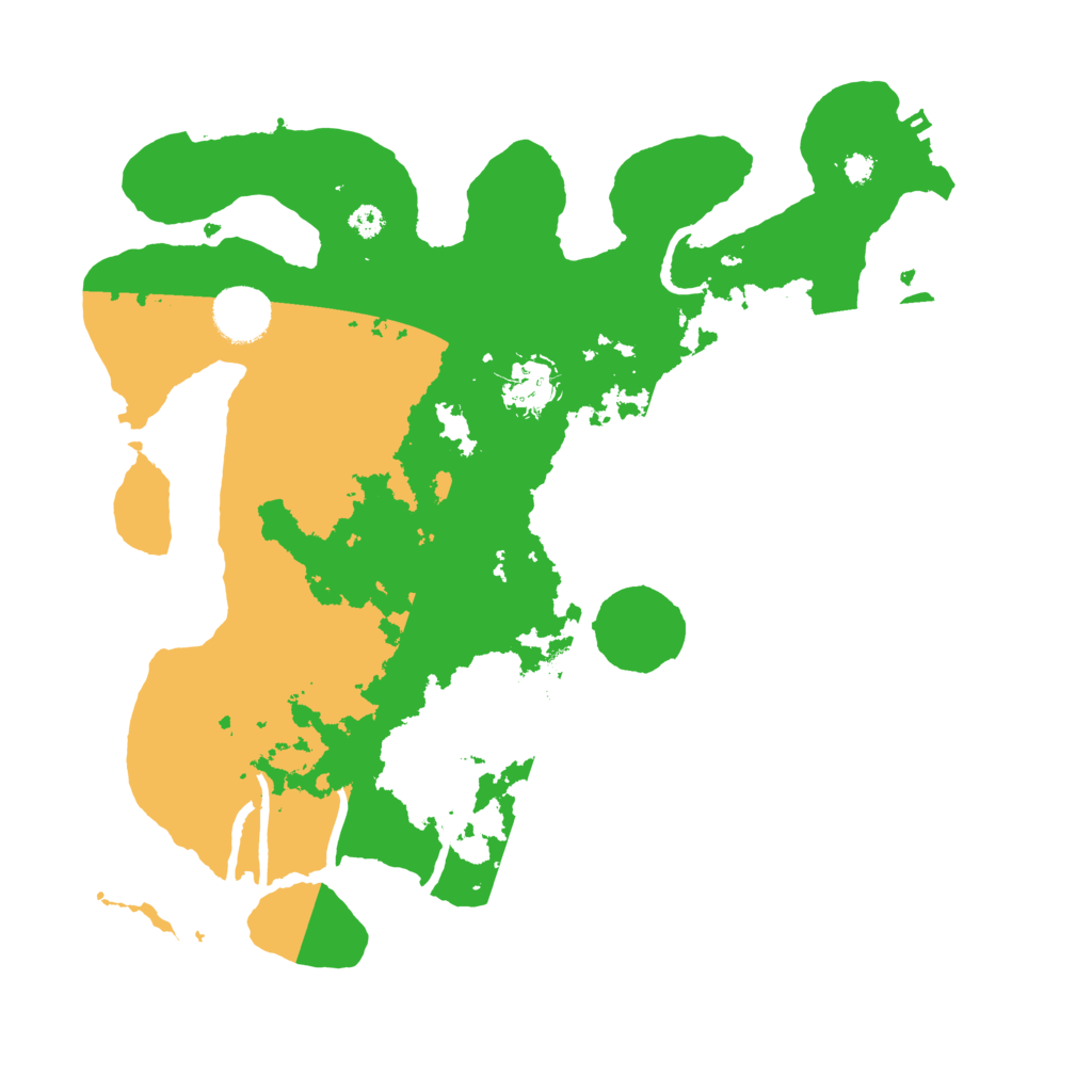 Biome Rust Map: Procedural Map, Size: 3400, Seed: 384345636